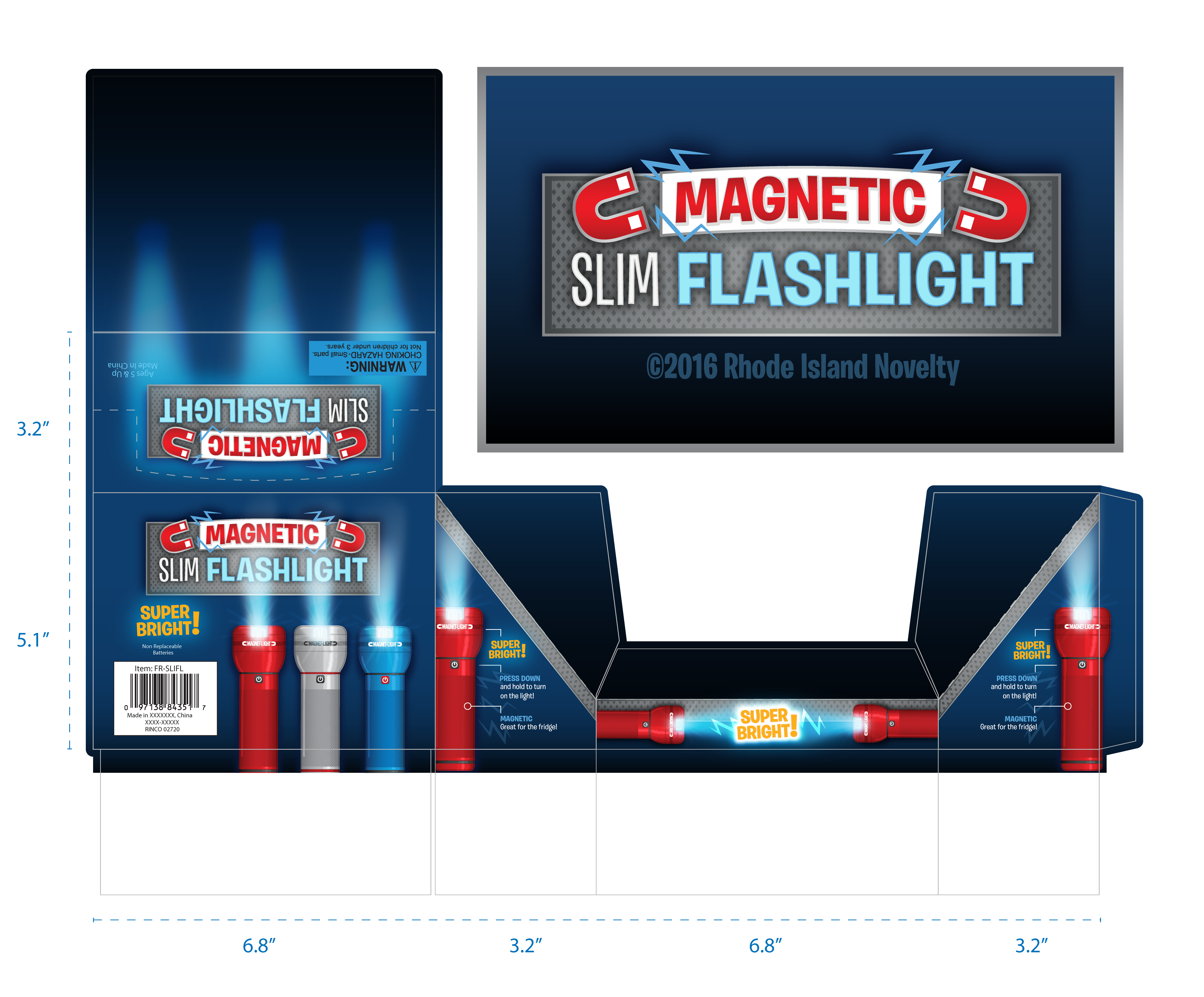 Slim Flashlight Packaging | Alanna Mehrtens